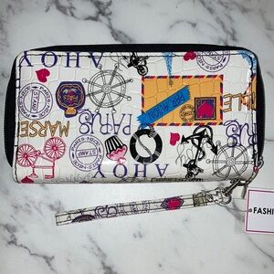 White and Black Women's Wallet